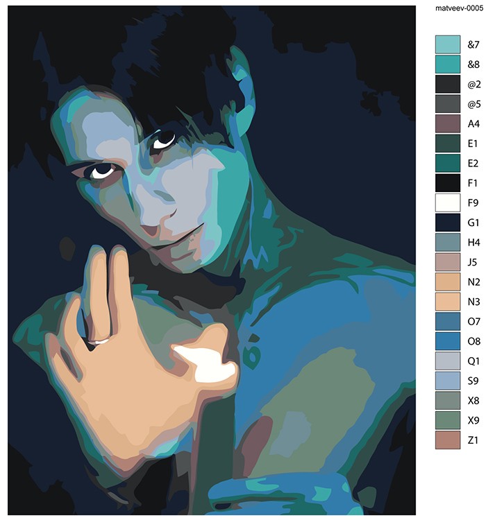 Картина по номерам «Битва экстрасенсов: Дима Матвеев 4» — картинка 2