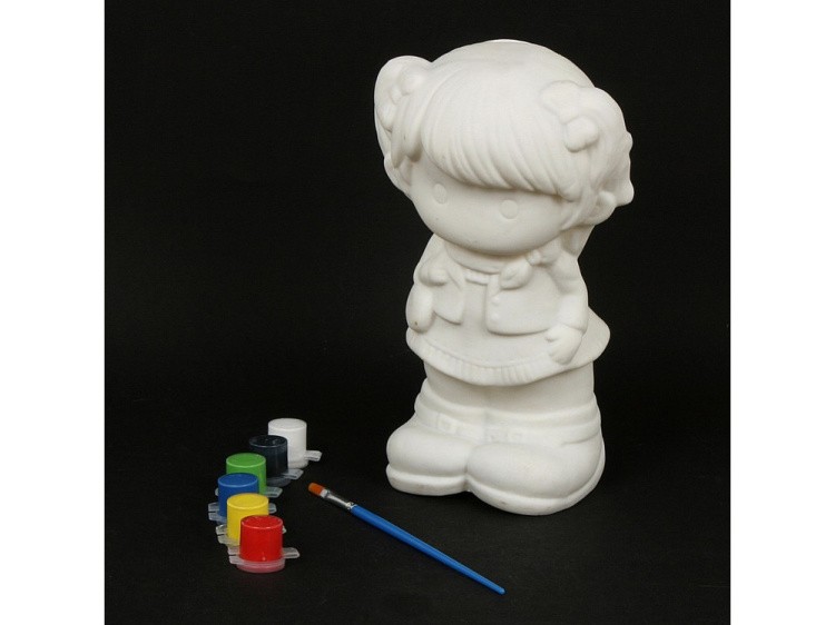 Виниловая копилка-раскраска «Девчушка» — картинка 2