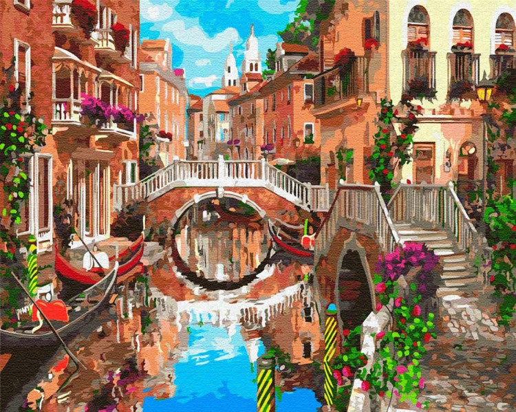 Картина по номерам «Мосты Венеции»