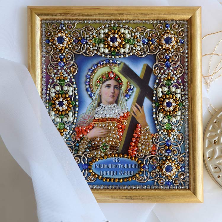 Вышивка Образа в каменьях «Святая Елена» — картинка 2