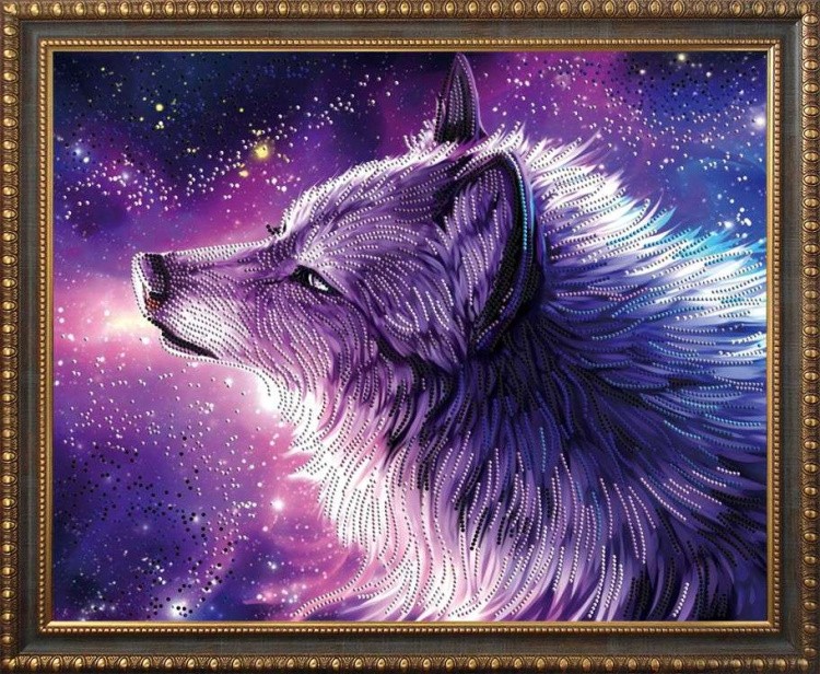 Алмазная вышивка «Душа волка»