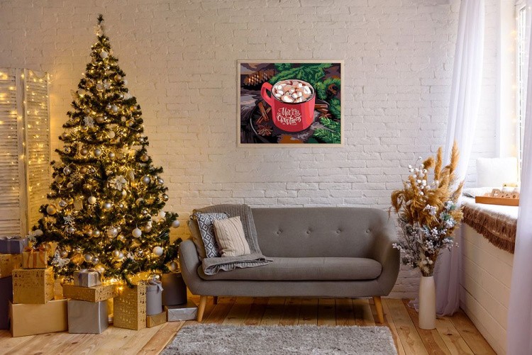 Картина по номерам «Рождественский напиток» — картинка 4