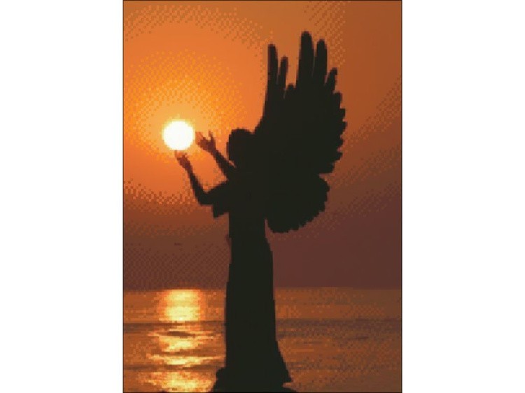 Алмазная вышивка «Вслед за уходящим солнцем» — картинка 2