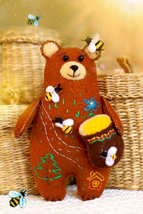 Набор для шитья «Медовый Мишка» — картинка 5