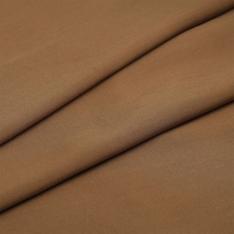 Ткань Штапель, матовая, 5 м, ширина 145 см, 110 г/м2, цвет: 30 темно-бежевый, TBY — картинка 2