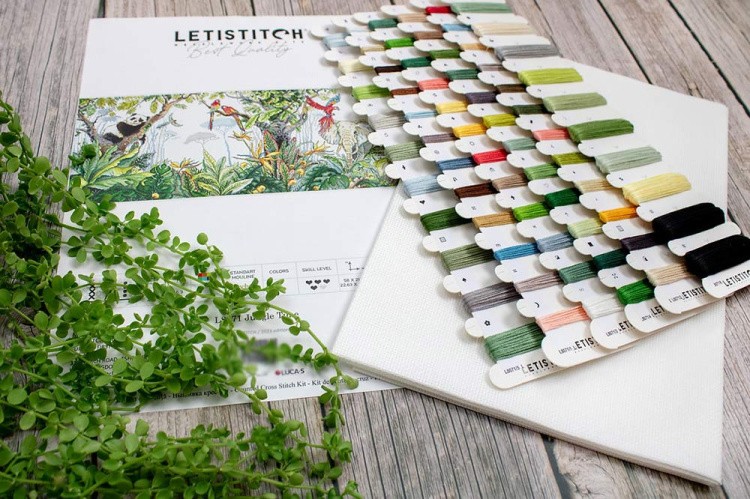 Набор для вышивания «Jungle Time (Время джунглей)» — картинка 3