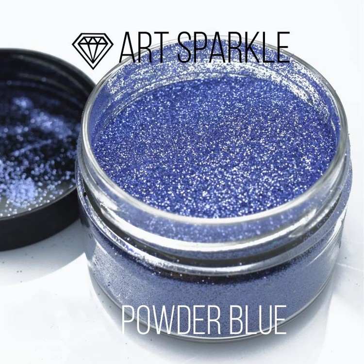 Глиттер мелкий Powder Blue, 50 г, Craftsmen.store — картинка 2