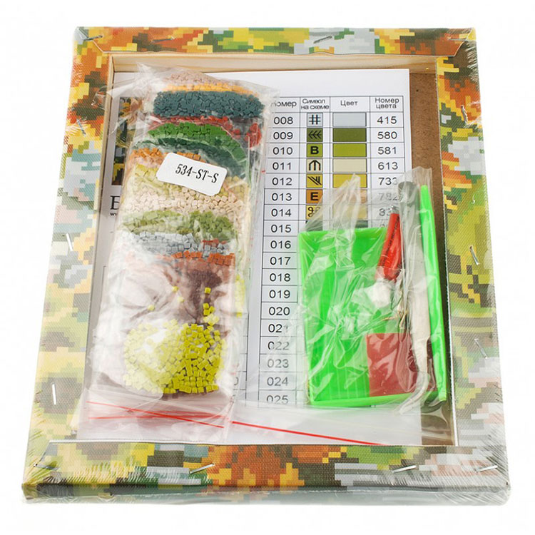 Алмазная вышивка «Ноктюрн с подсолнухами» — картинка 3