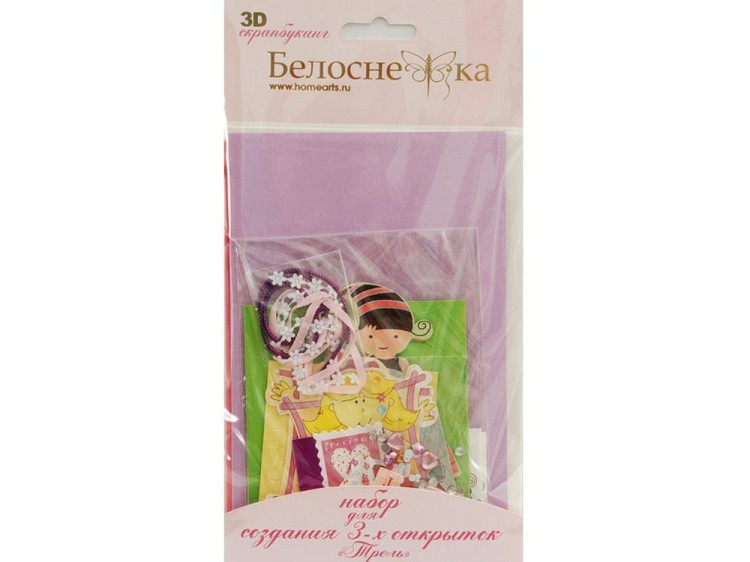 Набор для изготовления 3-х открыток «Трель» — картинка 3