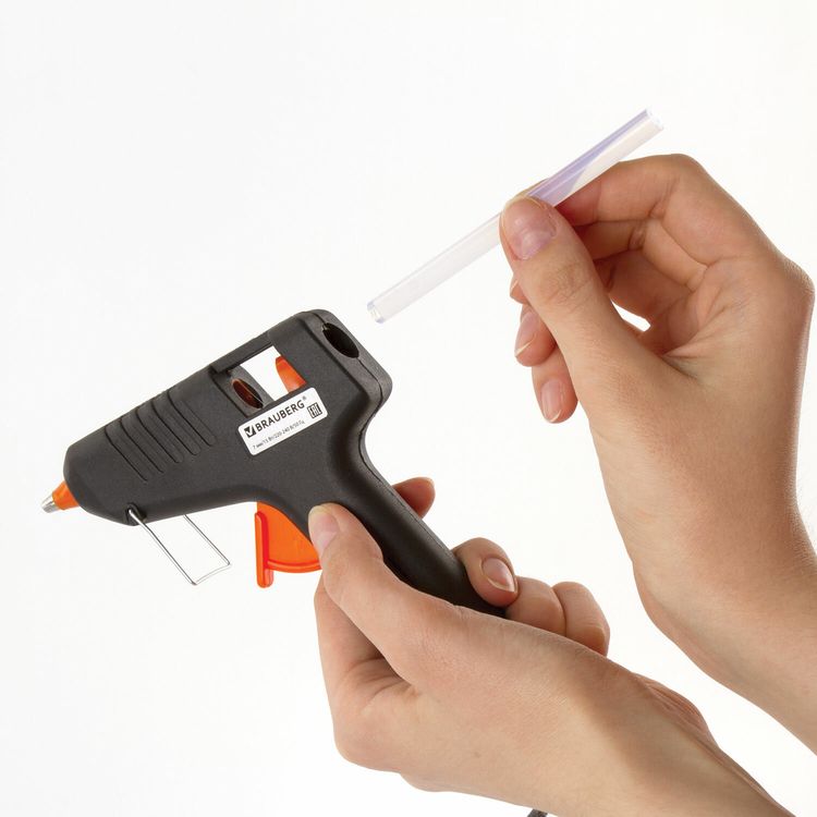 Клеевой пистолет 15 Вт для стержня 7 мм, с выключателем, Brauberg — картинка 4