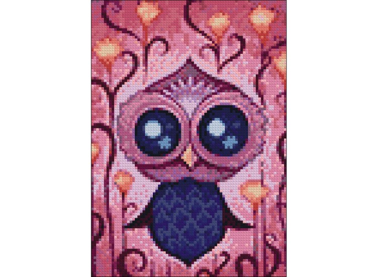 Алмазная вышивка «Совушка Лея» — картинка 2