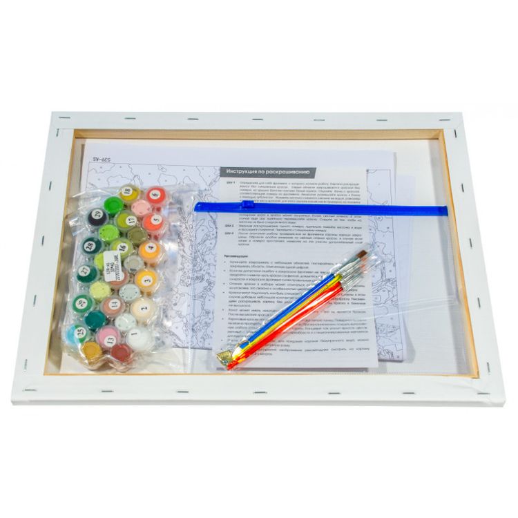 Картина по номерам «Ноктюрн с розами» — картинка 3