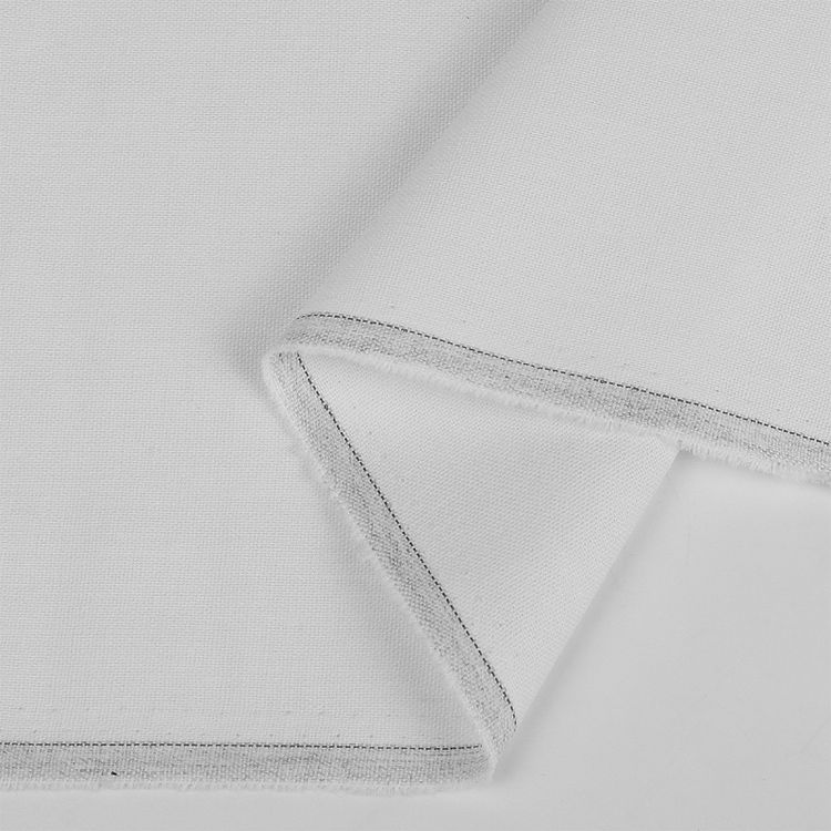 Ткань льняная, 200 г/м², 5 м x 140 см, цвет: белый, TBY — картинка 5