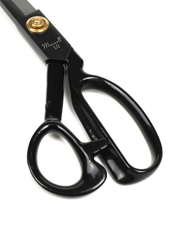 Ножницы портновские 10, 260/125 мм, цельнометалл., ручка силикон, Maxwell premium — картинка 3