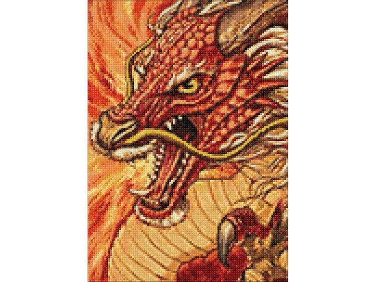 Алмазная вышивка «Китайский дракон» — картинка 3