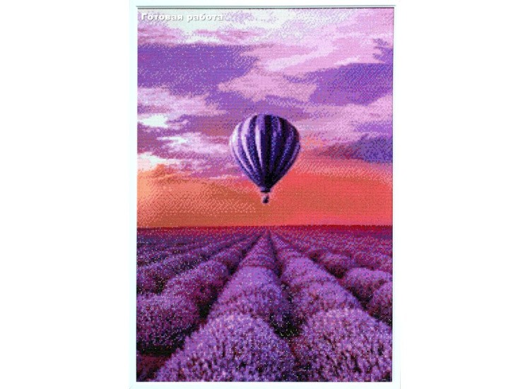 Алмазная вышивка «Лавандовое поле» — картинка 2