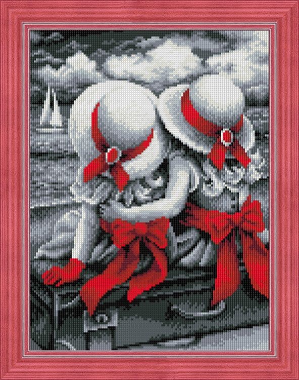 Алмазная вышивка «Сестрички» — картинка 2