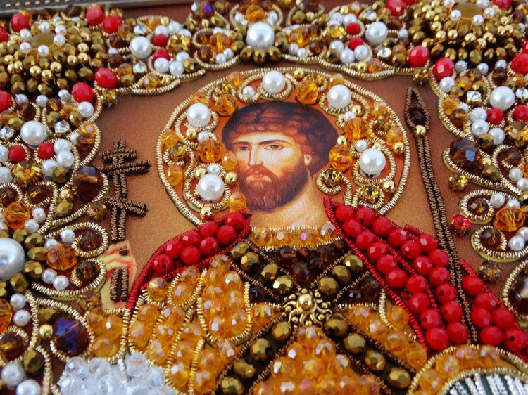 Набор для вышивания хрустальными камнями «Святой Виктор» — картинка 3