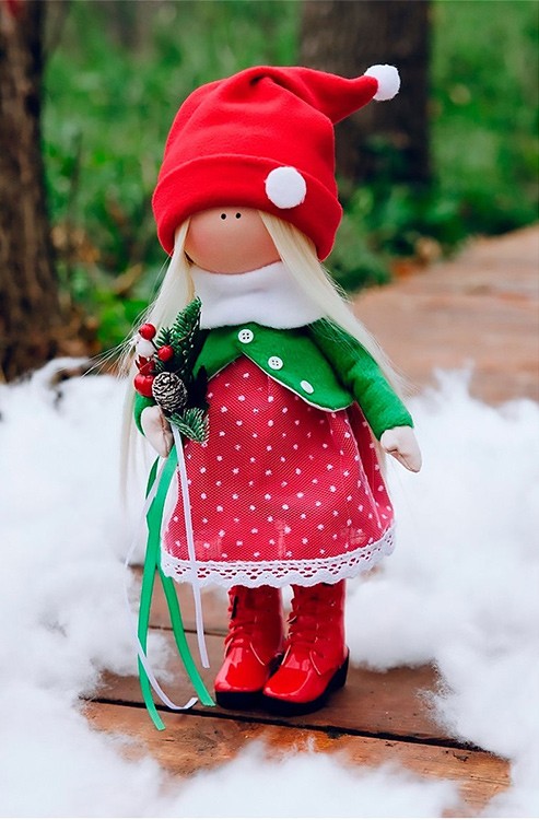 Набор для шитья «Куколка в красном» — картинка 4