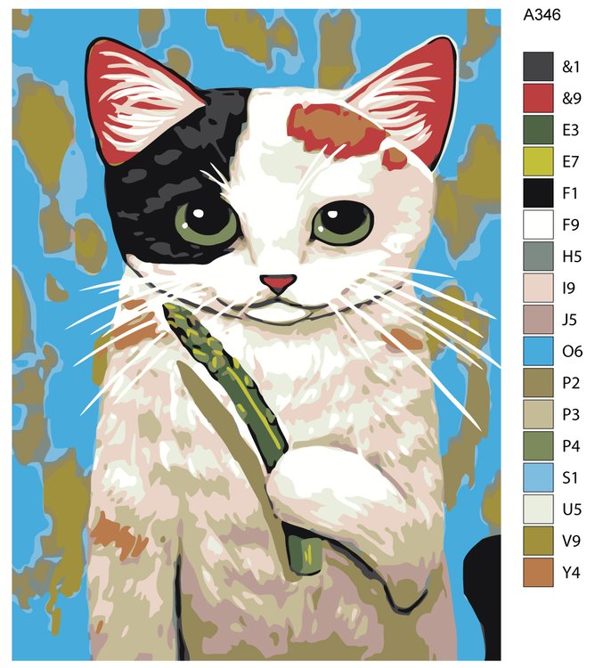 Картина по номерам «Милое создание» — картинка 2