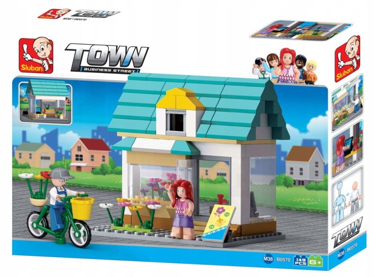 Конструктор «Город. Цветочный магазин», 149 деталей — картинка 2