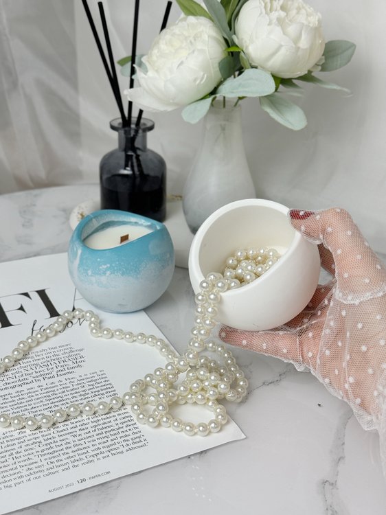 Силиконовый молд - Контейнер для свечей, d9x7см, 1 шт. — картинка 6