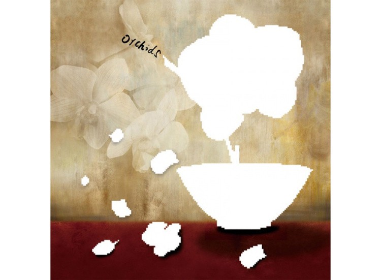 Алмазная вышивка «Цветок орхидеи» — картинка 2