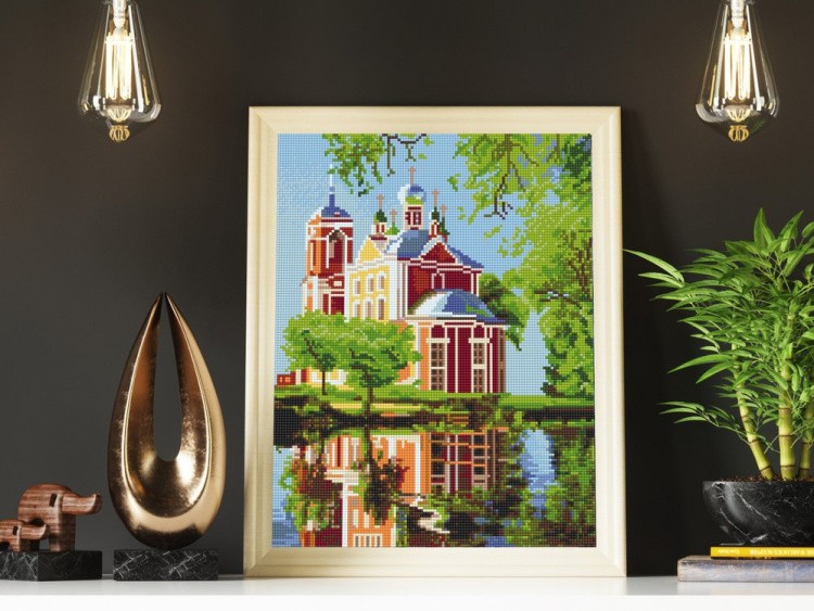 Алмазная вышивка «Плещеево озеро» — картинка 3