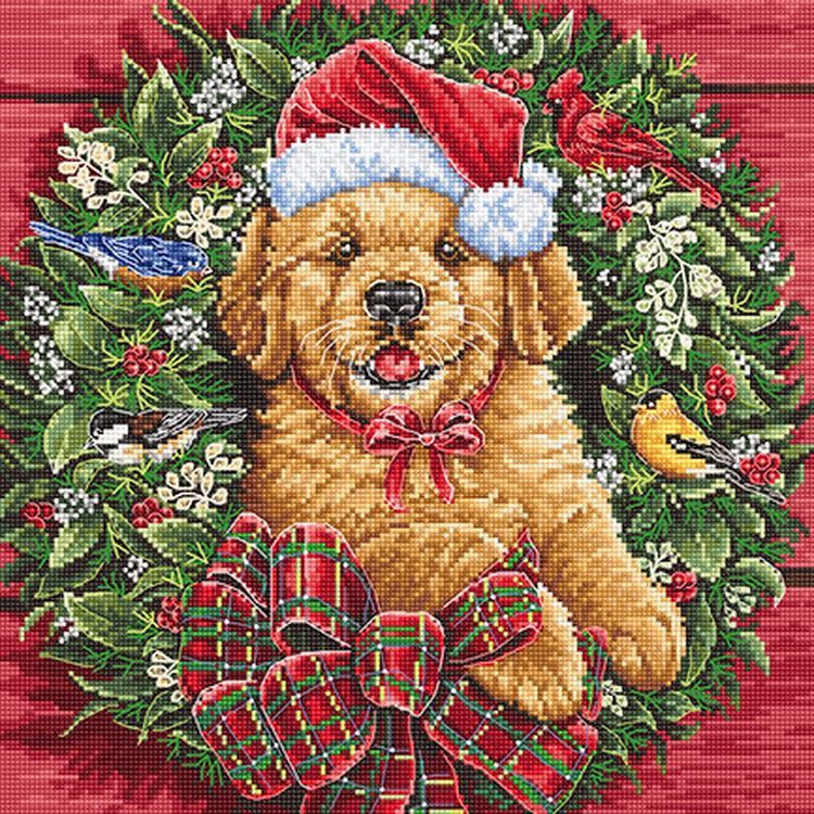 Набор для вышивания «Christmas Puppy»