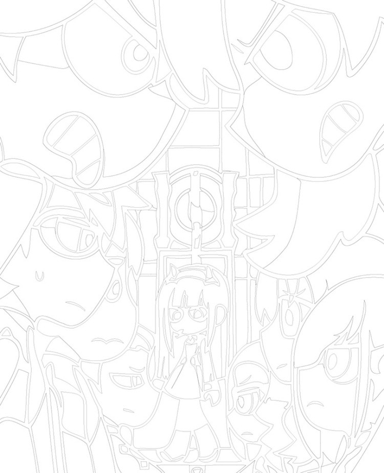 Картина по номерам «Аниме Милый во Франксе: Ноль Два и герои» — картинка 3