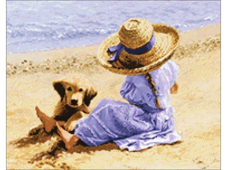 Алмазная вышивка «Летний день» — картинка 2