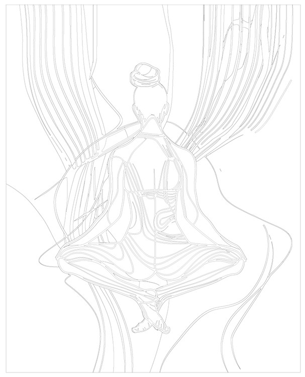 Картина по номерам «Гимнастика: девушка гимнастка, йога 40x50» — картинка 3