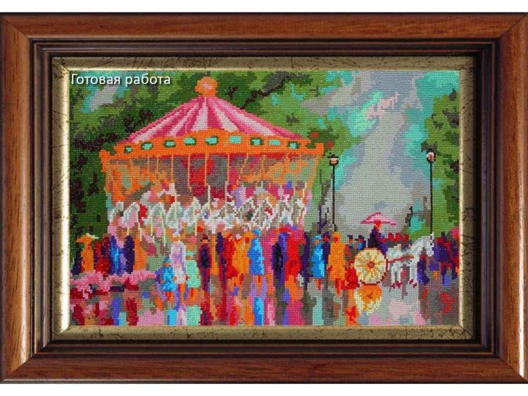 Алмазная вышивка «Весенние гуляния» — картинка 2