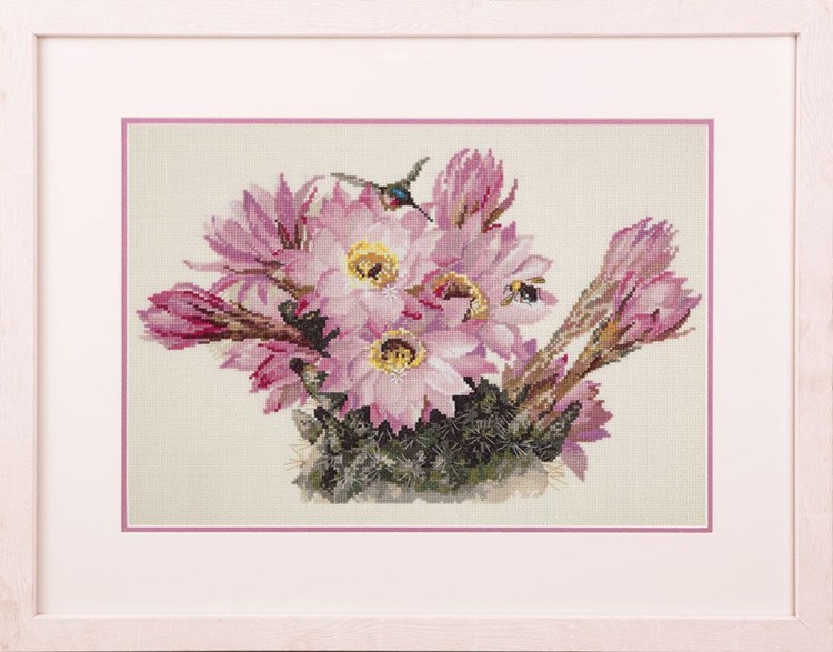 Набор для вышивания «Цветущий кактус» — картинка 3