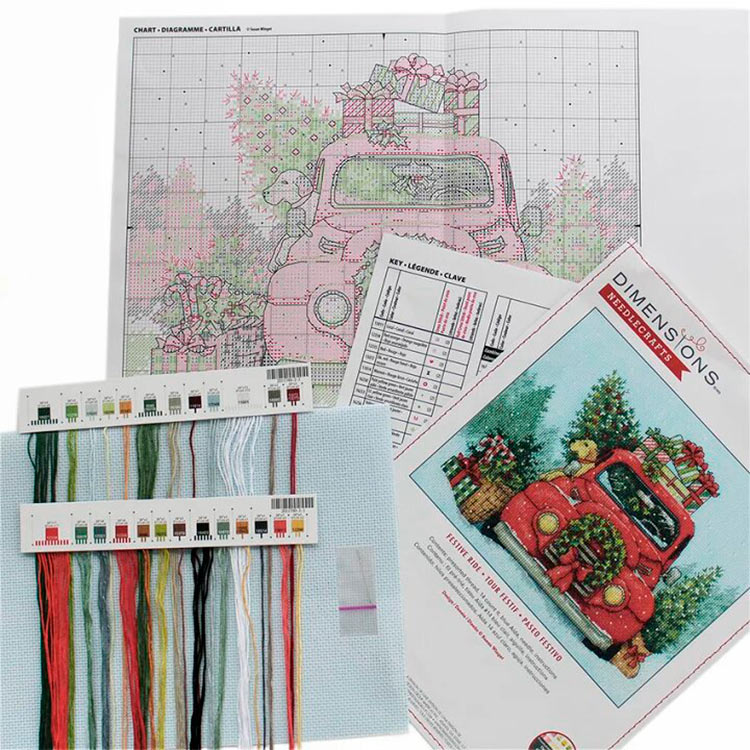 Набор для вышивания «Праздничная поездка» — картинка 5