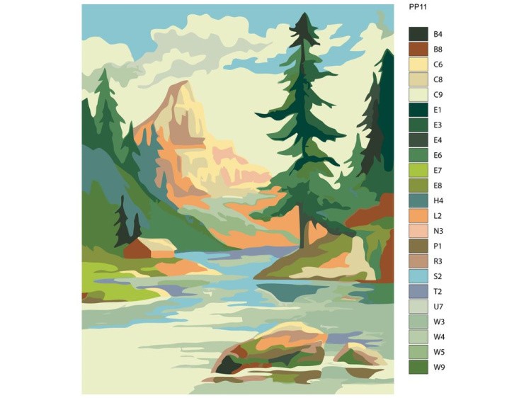 Картина по номерам «Природа» — картинка 2