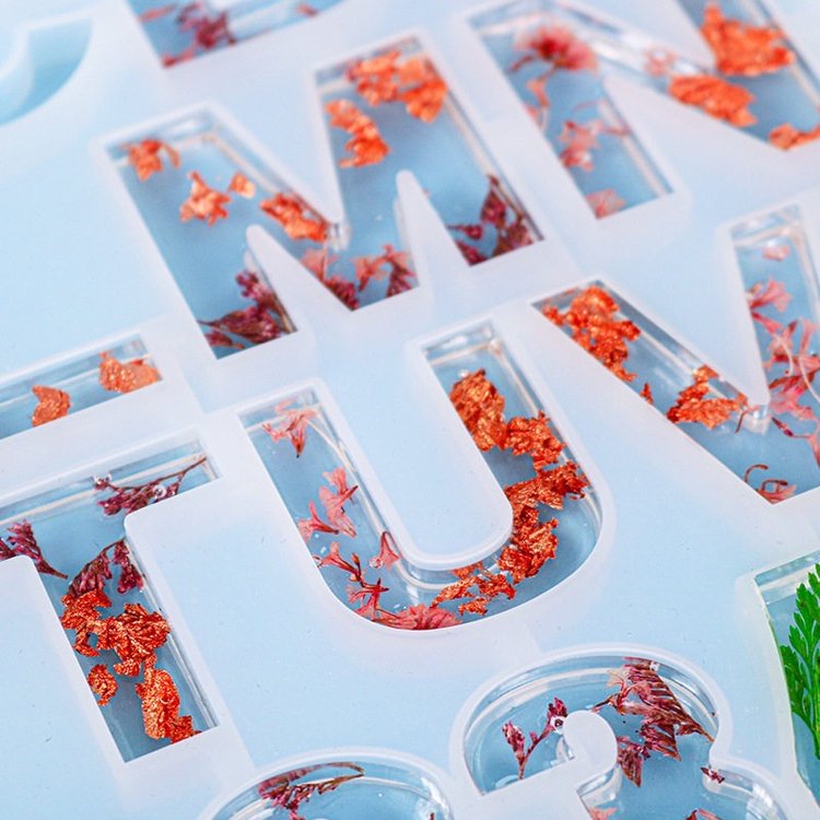 Силиконовый молд - Буквы и цифры (зеркальные), 4 см, 1 шт. — картинка 6