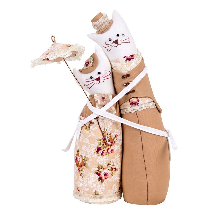 Набор для шитья «Коты-обнимашки винтажные»