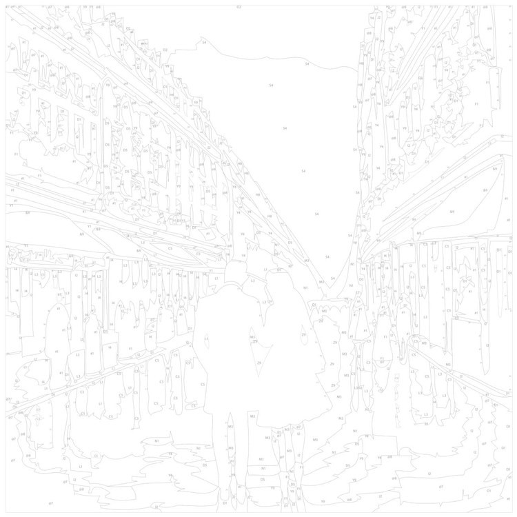 Картина по номерам «Пара в городе» — картинка 3