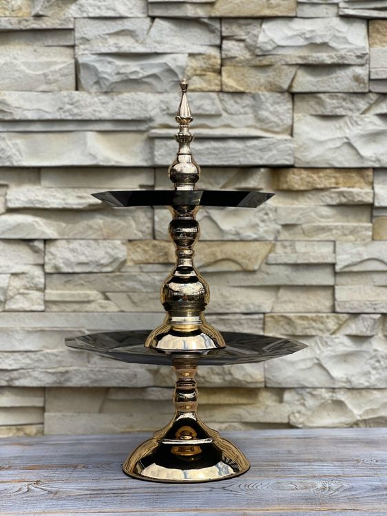 Фурнитура для фруктовницы «Аврора», золотая, 42 см — картинка 3