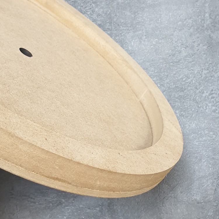 Артборд для смолы - часы круг на подрамнике 1,6 см (МДФ), d 40см — картинка 2