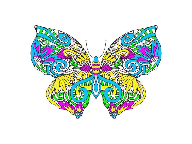 Набор-антистресс «Узор бабочки»