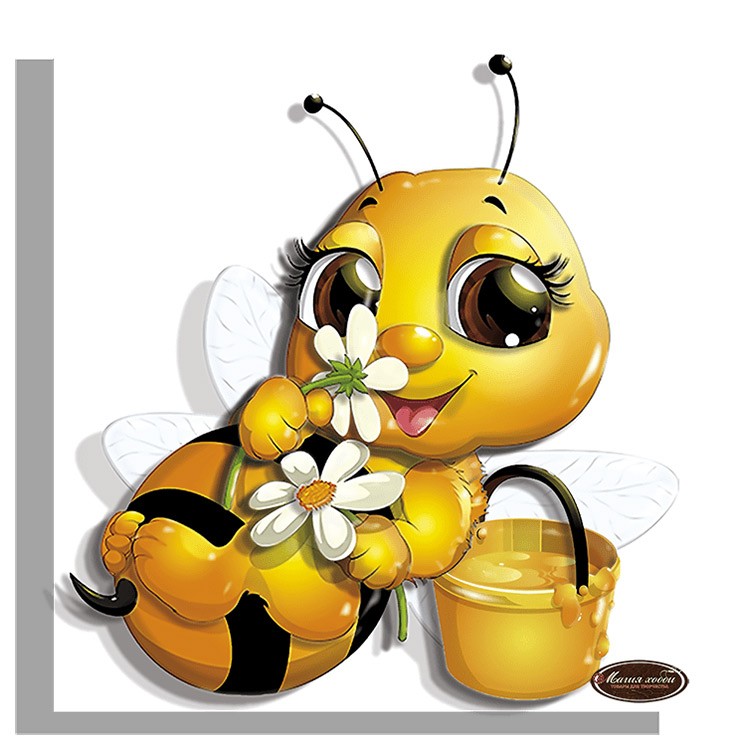 Папертоль «Пчелка с цветами»
