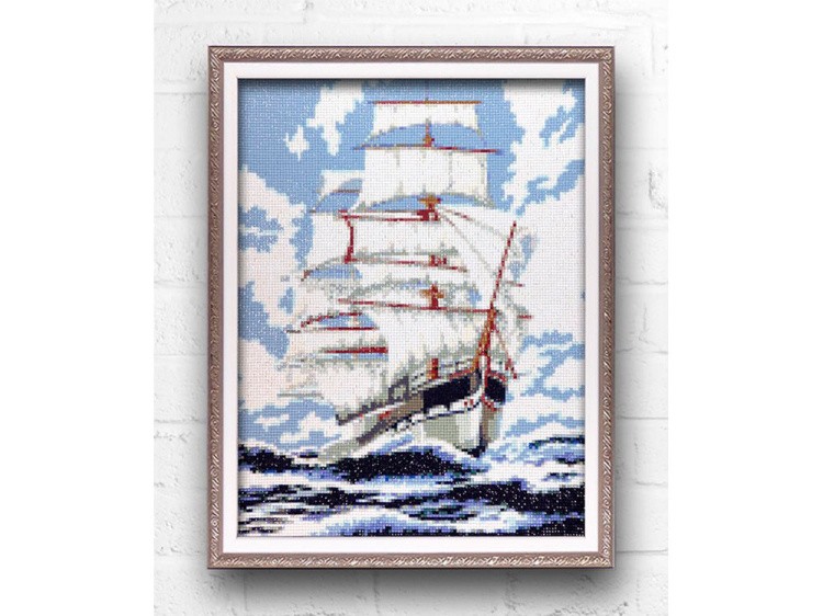 Алмазная вышивка «Парусник» — картинка 2