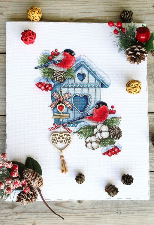 Набор для вышивания «Морозное гнездышко» — картинка 6