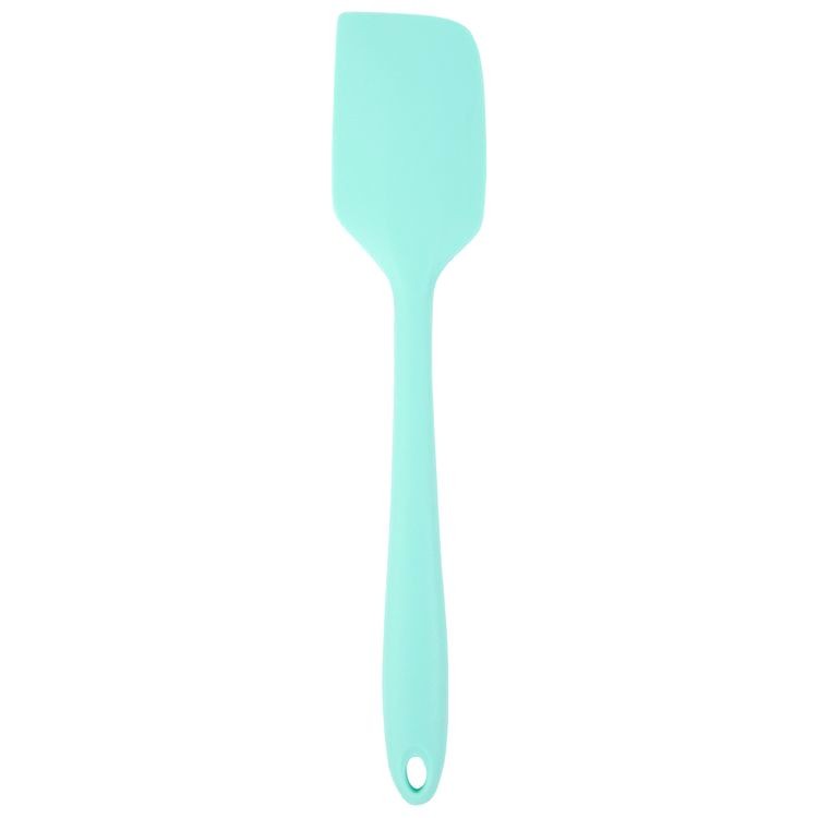 Кулинарная силиконовая лопатка, бледно-голубая, силикон, 27,5 см, 1 шт., S-CHIEF