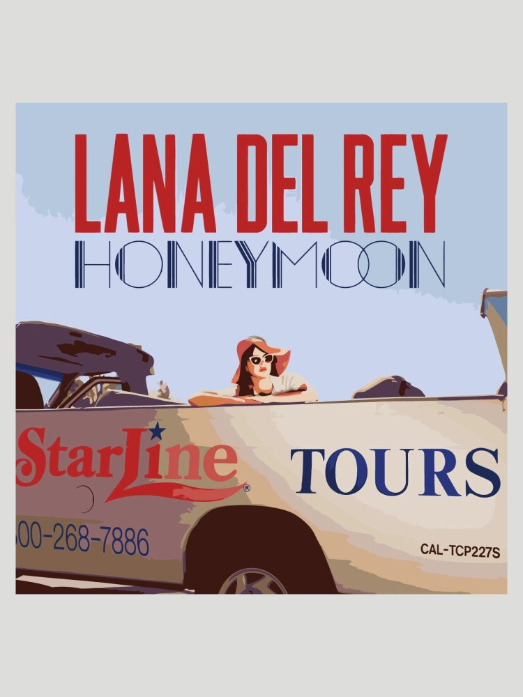 Картина по номерам Лана Дель Рей альбом Honeymoon — картинка 2