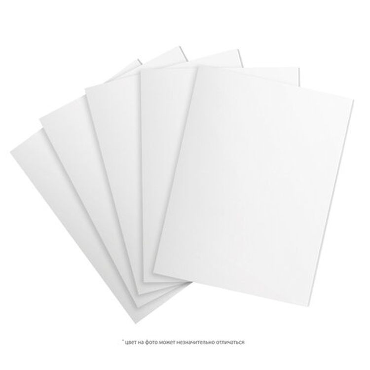 Пенокартон матовый, 70х100 см, толщина 3 мм, белый, комплект 5 листов, BRAUBERG — картинка 3