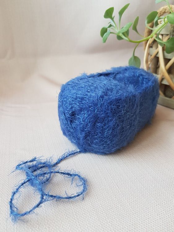 Пряжа Камтекс Хлопок травка (022), джинсовый, 5 шт. по 100 г — картинка 4