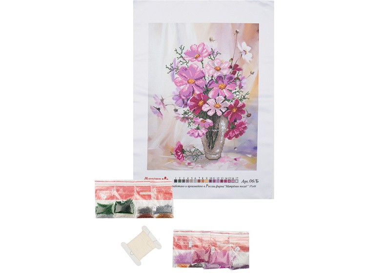 Набор вышивки бисером «Цветочная рапсодия» — картинка 3